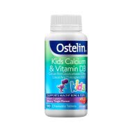 Ostelin Kids Calcium & Vitamin D3 - Calcium & Vitamin D for Children - 90 Chewable Tablets